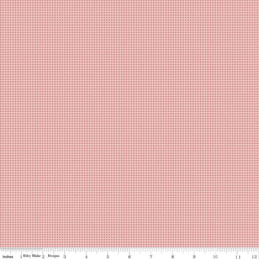 Anne of Green Gables Gingham Pink Fabric - By the yard