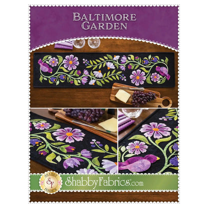 Shabby Fabrics Baltimore Garden Table Runner Pattern