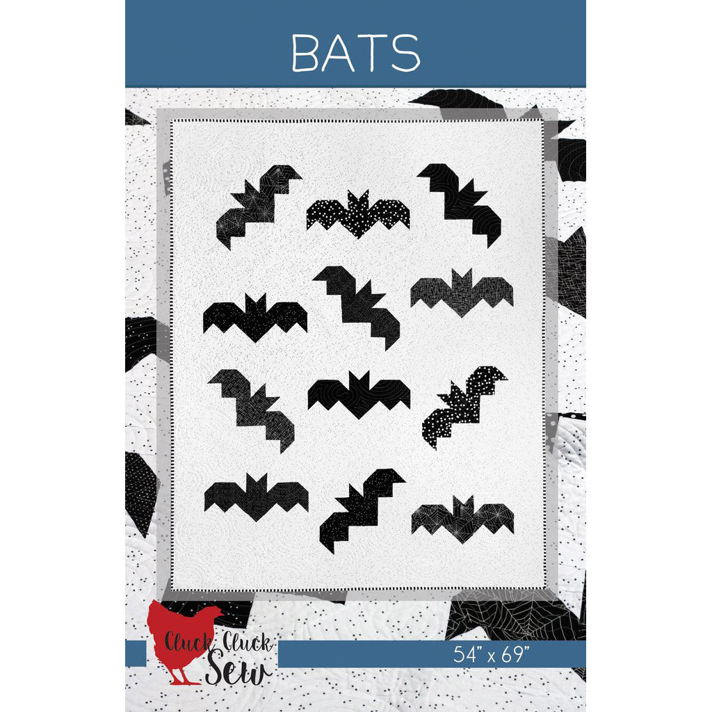 Cluck Cluck Sew Bats Quilt Pattern