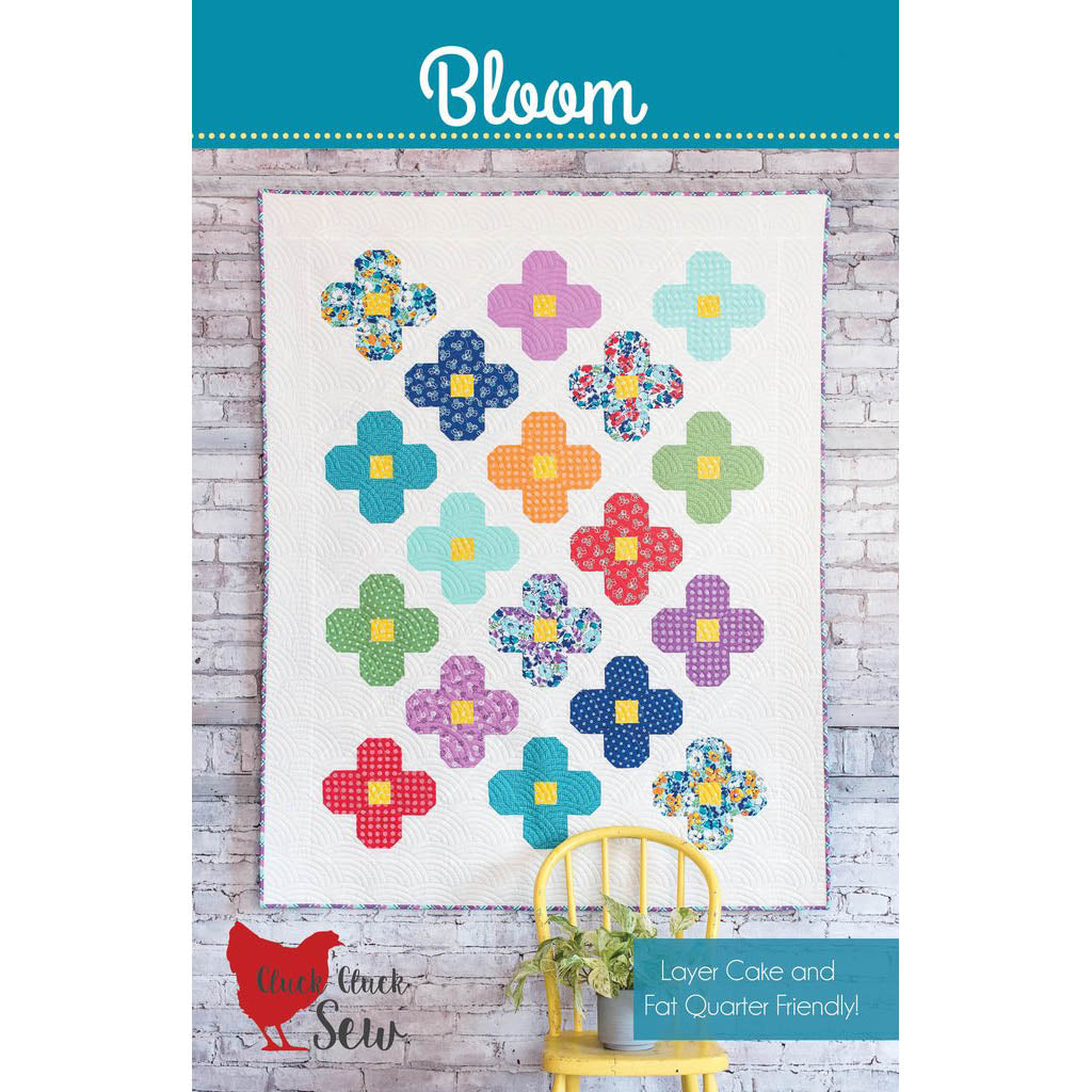 Cluck Cluck Sew Bloom Quilt Pattern – Keeper of the Scissors