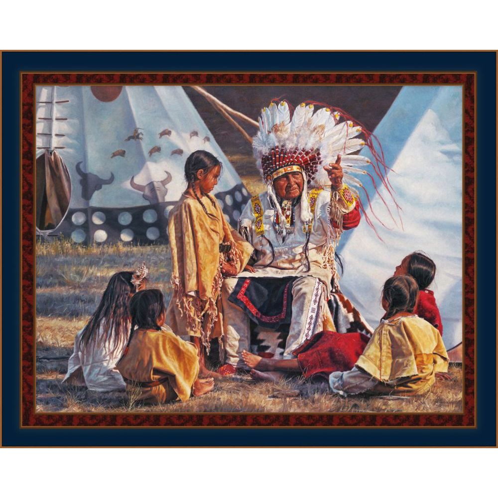 Buffalo Tales Fabric Panel