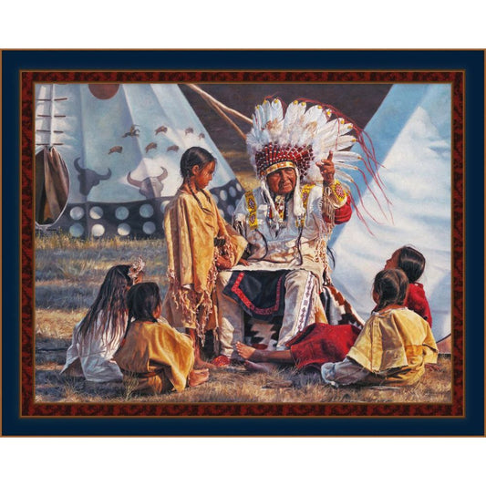 Buffalo Tales Fabric Panel