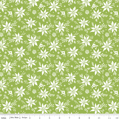 Winter Wonder Tonal Clover Fabric - By the yard