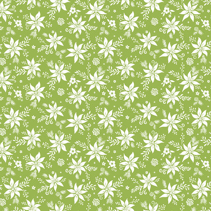 Winter Wonder Tonal Clover Fabric - By the yard