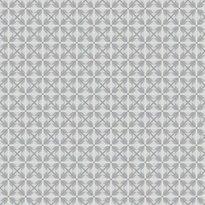 Winter Barn Quilts Nordic Star Silver Fabric - By the yard