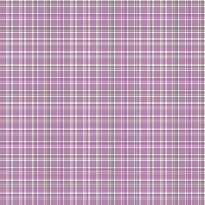 Hello Spring Plaid Lavender Fabric - By the yard