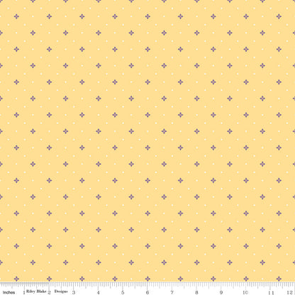 Hello Spring Ditsy Yellow Fabric - By the yard