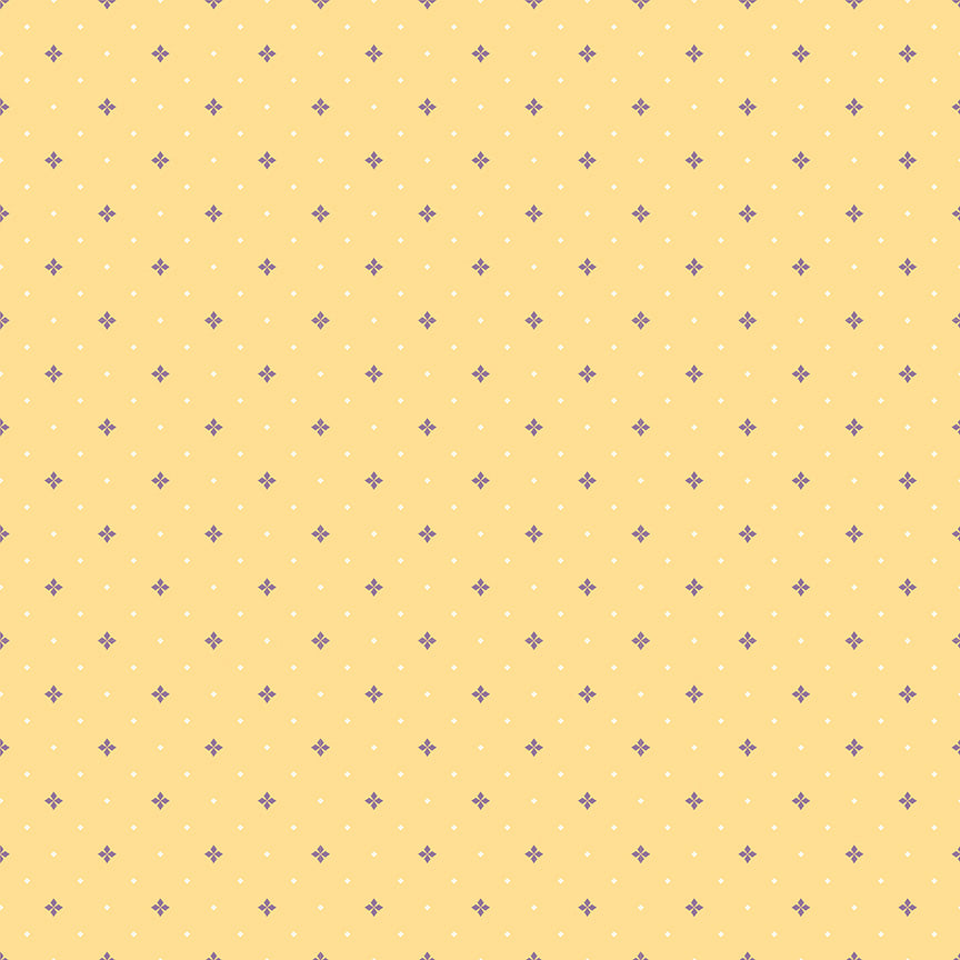 Hello Spring Ditsy Yellow Fabric - By the yard