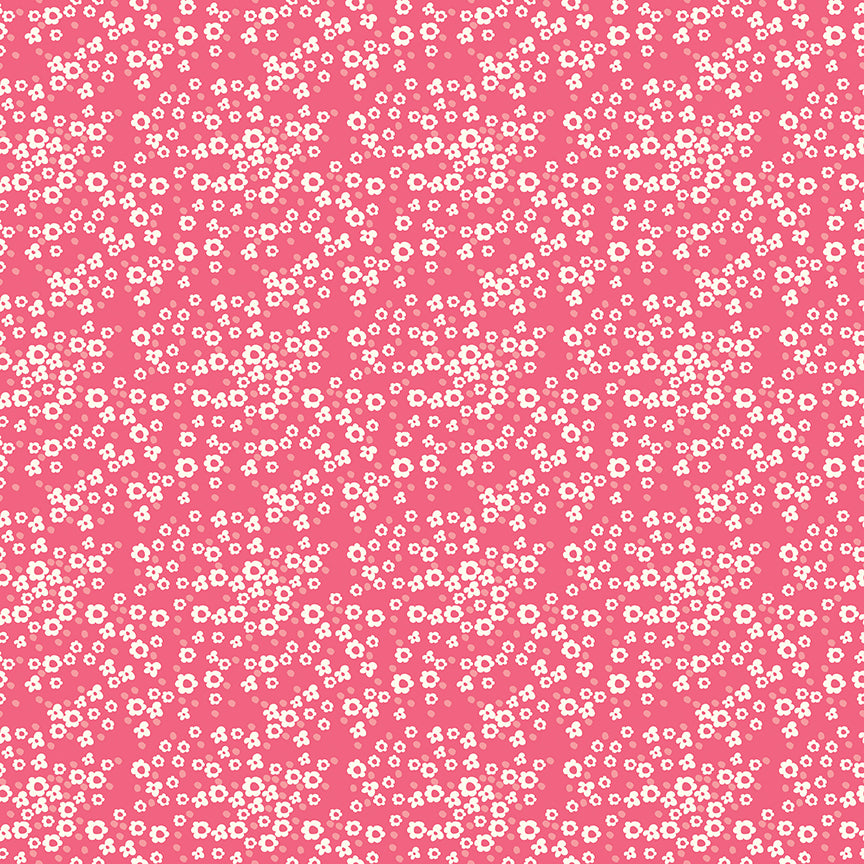 Adel In Summer Daisy Berry Fabric - By the yard