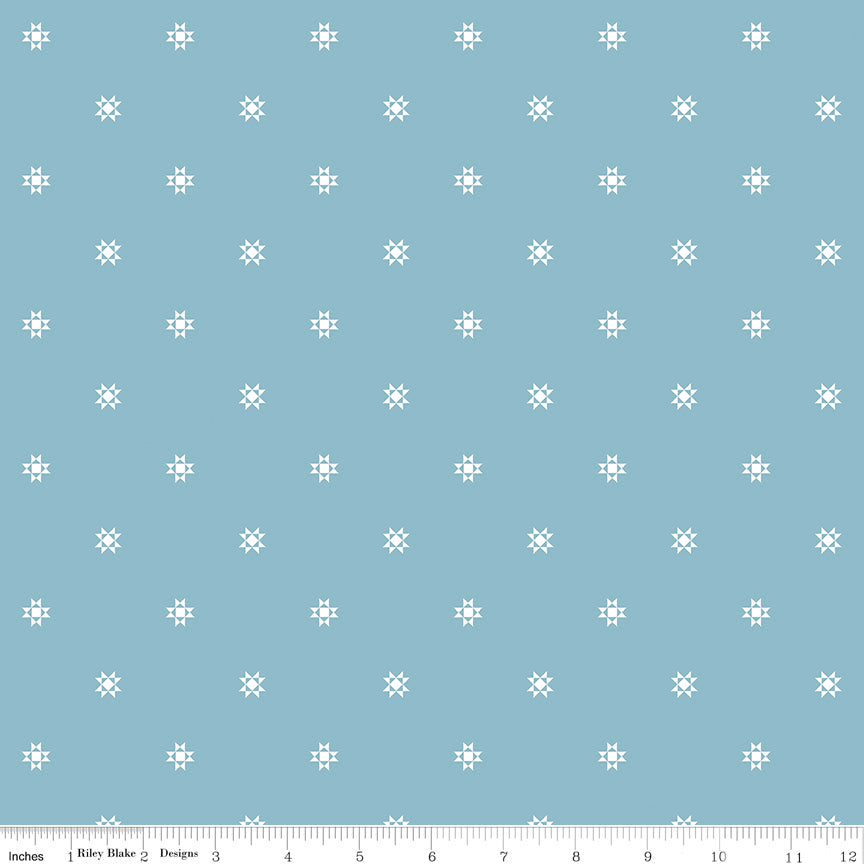 Simply Country Quilt Stars Dream Fabric - By the yard