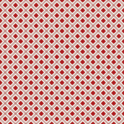 Yuletide Forest Plaid Red Fabric - By the yard