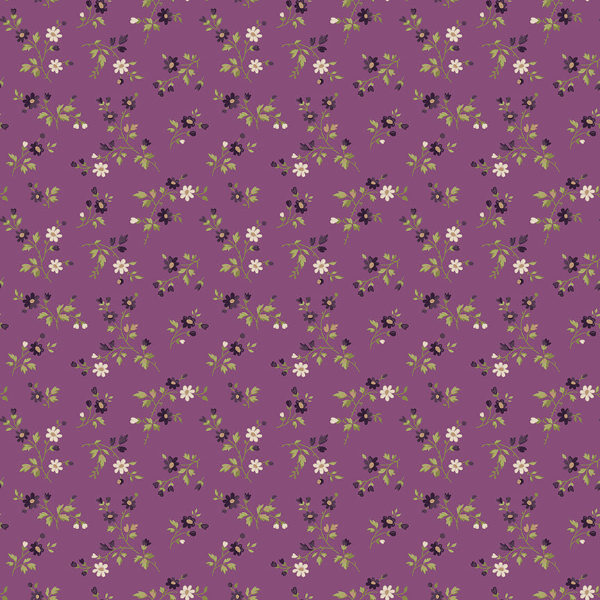 Anne of Green Gables™ Stems Orchid Fabric - By the yard