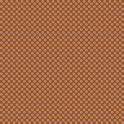 Wild Rose Tiny Flowers Cinnamon Fabric - By the yard