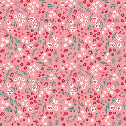 PREORDER Berry Market Bouquets Peony Fabric - By the yard
