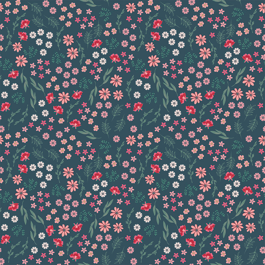PREORDER Berry Market Bouquets Stargazer Fabric - By the yard