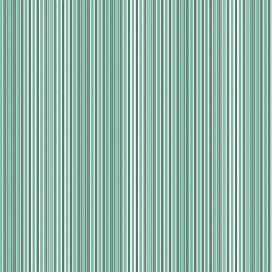 PREORDER Berry Market Stripes Sea Glass Fabric - By the yard