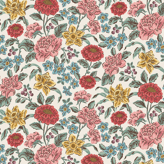 Emma Hartfield Cream Fabric - By the yard
