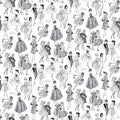 Barbie™ Vintage Tonal White Fabric