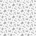 Barbie™ Vintage Bows White Fabric
