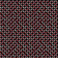 Barbie™ Vintage Sparkle Dots Black Fabric