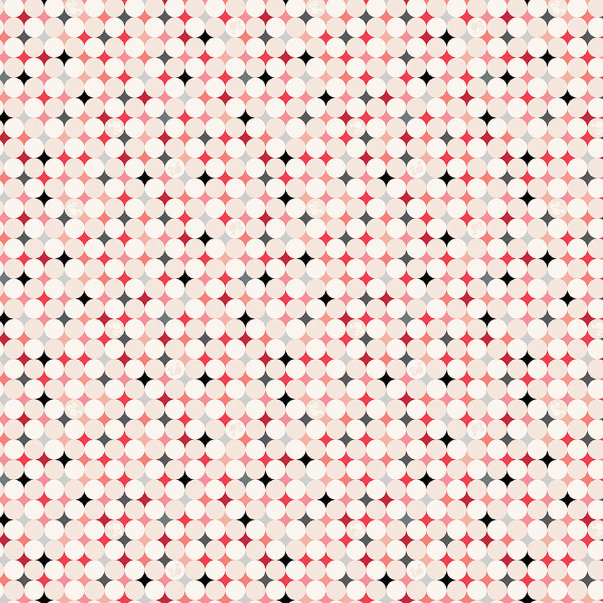 Barbie™ Vintage Sparkle Dots Blush Fabric