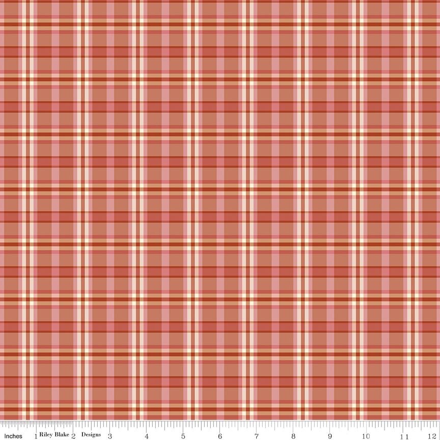 A Spoonful of Sugar Plaid Poppins Apricot