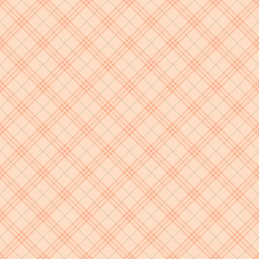 Coffee Time Plaid Shell Fabric - By the yard