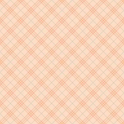 Coffee Time Plaid Shell Fabric - By the yard