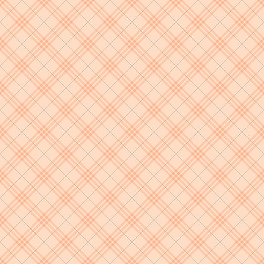 Coffee Time Plaid Shell Fabric - By the yard