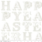 Egg Hunt Happy Easter Blender White Fabric