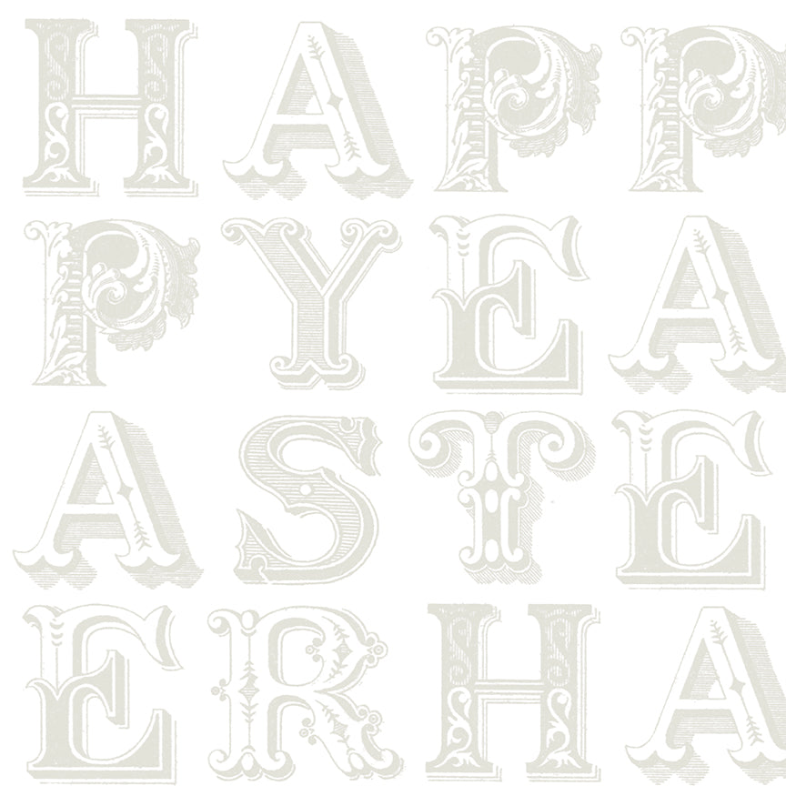 Egg Hunt Happy Easter Blender White Fabric