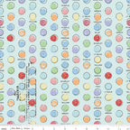 Egg Hunt Egg Dye Dots Aqua Fabric