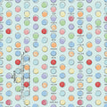Egg Hunt Egg Dye Dots Aqua Fabric