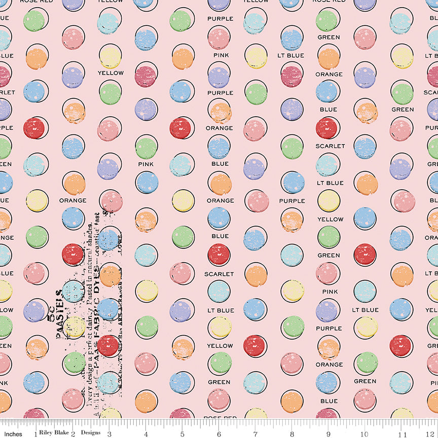 Egg Hunt Egg Dye Dots Pink Fabric
