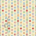 Egg Hunt Egg Dye Dots Yellow Fabric