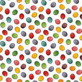 Egg Hunt Jelly Beans White Fabric