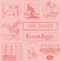Egg Hunt Easter Ads Pink Fabric