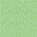 Egg Hunt Empty Tomb Text Green Fabric