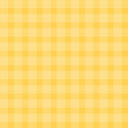 Egg Hunt Plaid Yellow Fabric - By the yard
