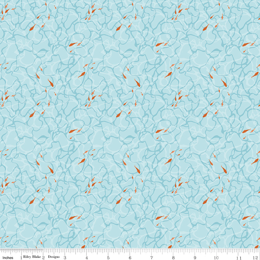 Reef Ocean Floor Sky Fabric - By the yard