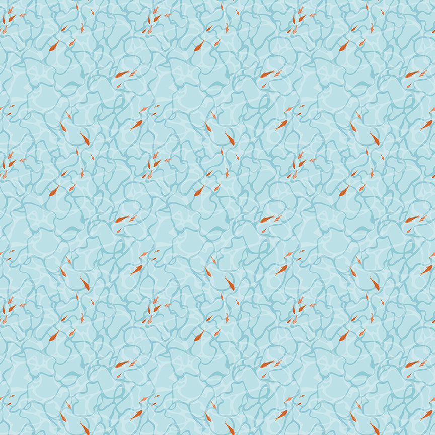 Reef Ocean Floor Sky Fabric - By the yard