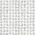 Sew America State Birds White Fabric