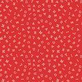 Sew America America Word Search Red Fabric