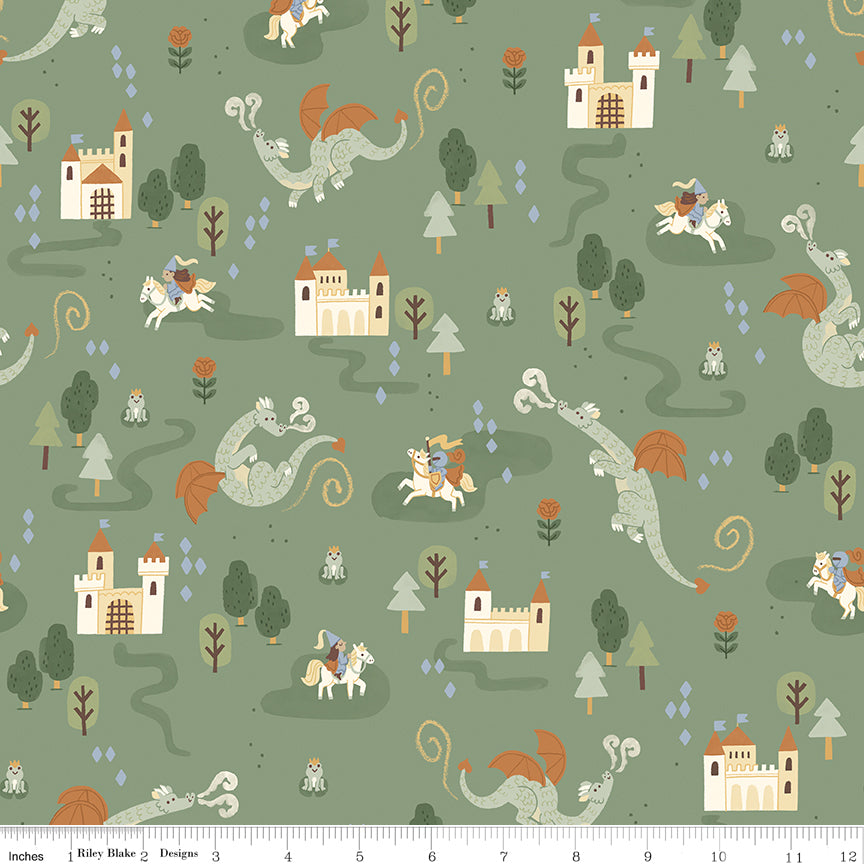 Faraway Kingdom Main Forest Fabric
