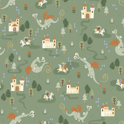 Faraway Kingdom Main Forest Fabric - By the yard