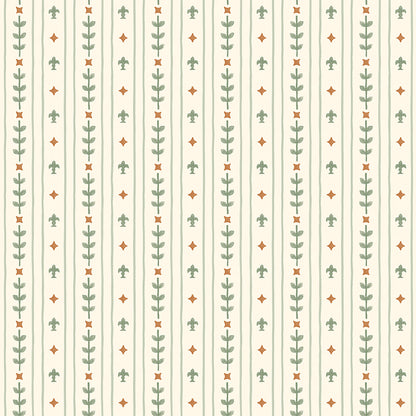 Faraway Kingdom Royal Stripe Sand Fabric - By the yard