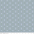 Faraway Kingdom Royal Stripe Sky Fabric
