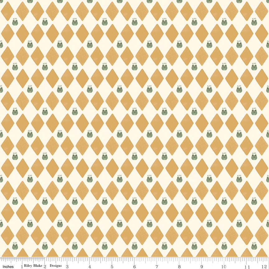 Faraway Kingdom Harlequin Prince Sand Fabric