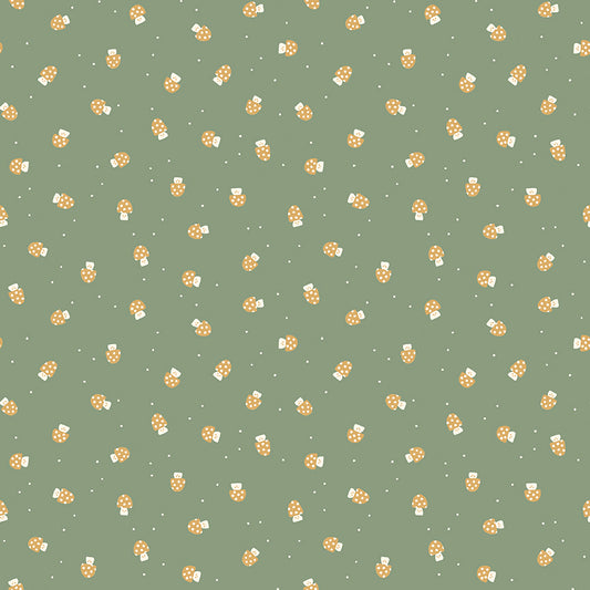 Faraway Kingdom Mushroom Cheer Forest Fabric - By the yard