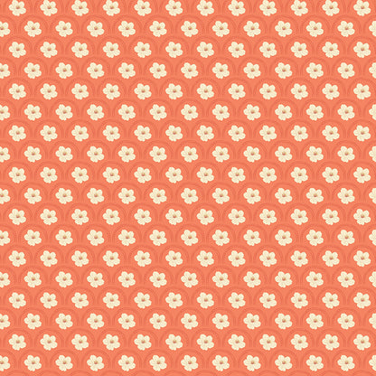 Southern Charm Peach Blossoms Rouge Fabric - By the yard